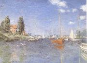 Claude Monet The Red Boats Argenteuil (mk09) Spain oil painting artist